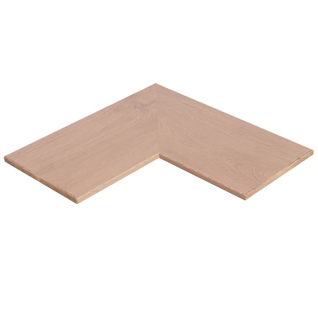 Designs Of Distinction 12" X 24" X 24" Flat Furniture Grade Corner Shelf - Red Oak 01MSH122424AK1